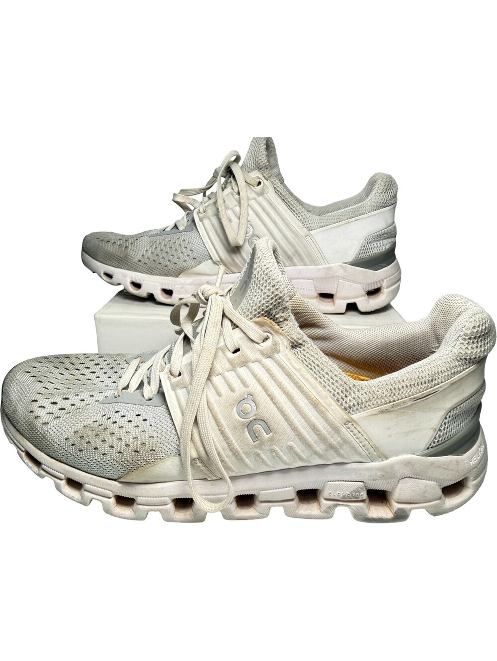 On Cloudswift Shoes Womens Size 8 Gray White Running Athletic Sneaker 41.99579